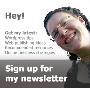 Sign up for my Newsletter