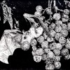 Nature art: Fruit bat Nature art: Fruit bat