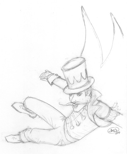 ff-flyer-ringmaster-pencil-sketch