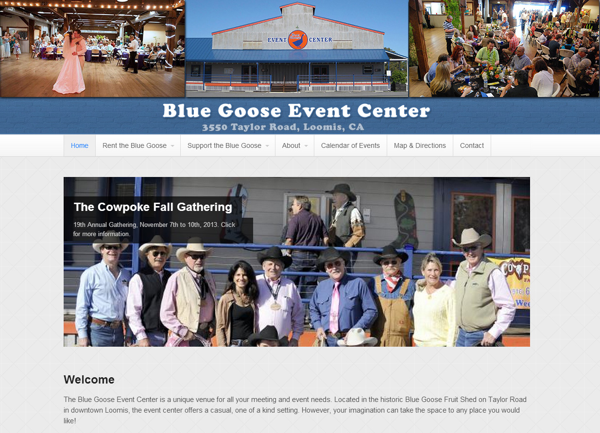 Blue Goose Event Center in Loomis, CA